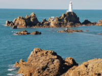 Corbiere lighthouse in Jersey