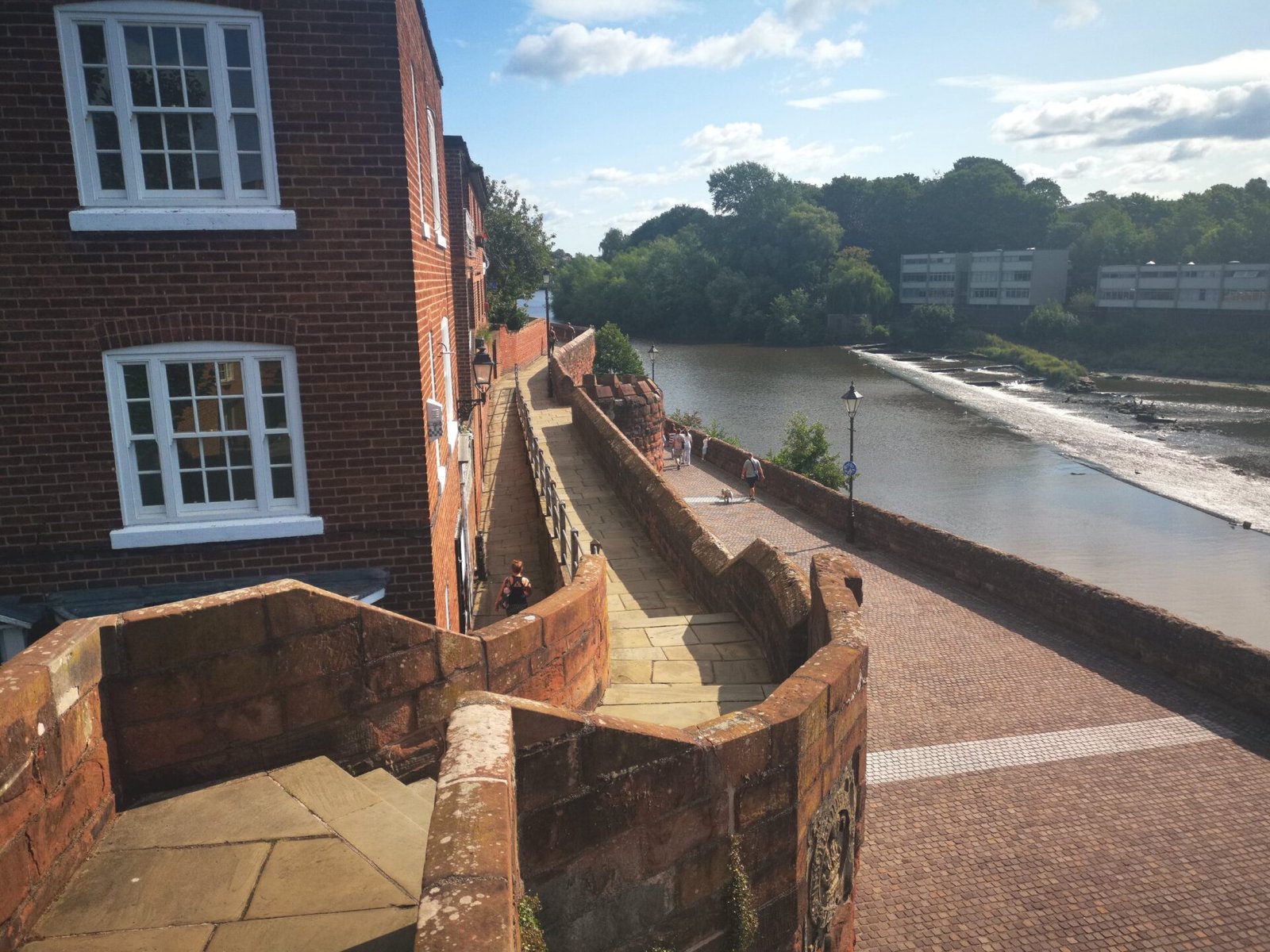 The City Walls in Chester, England.