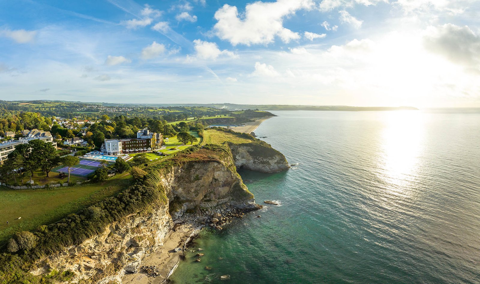 Carlyon Bay Resort Hotel Aerial View