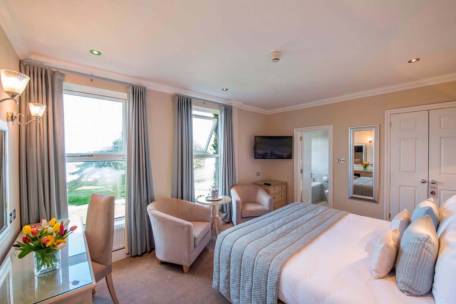 Superior Sea Facing Room at Carlyon Bay Resort Hotel